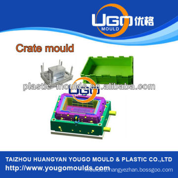 Household turnover foldable crate mould maker china mold